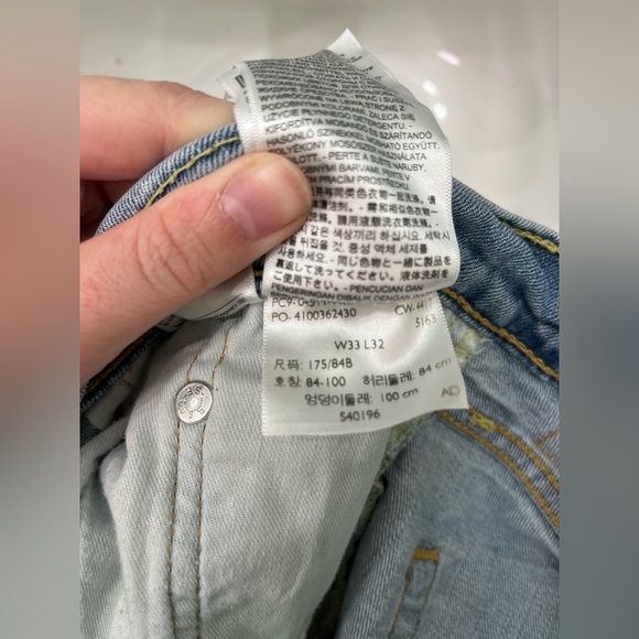 Levi Strauss & Co Men’s 511 Lightwash Jeans - Picture 5 of 5